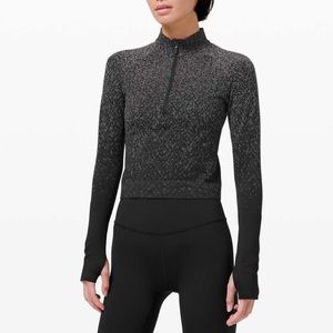 Lululemon Rest Less Cropped 1/2 Zip